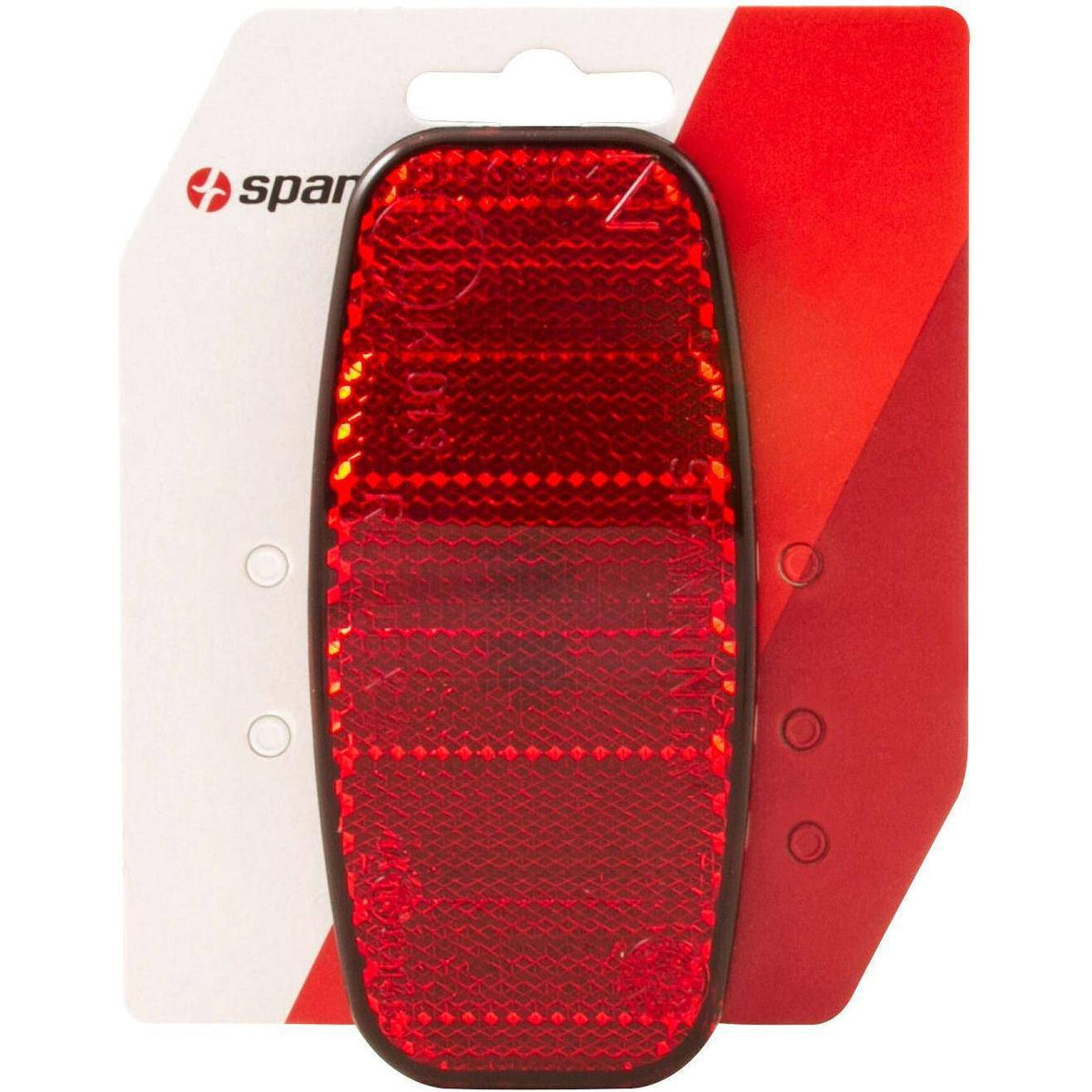 Achterdrager Reflector Spanninga Ovaal - Rood - Le coq wielerartikelen