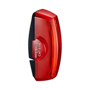 Cateye Rapid X2 Kinetic led USB achterlicht in zwart, 500 lumen, gericht op de achterkant van een fiets voor betere zichtbaarheid