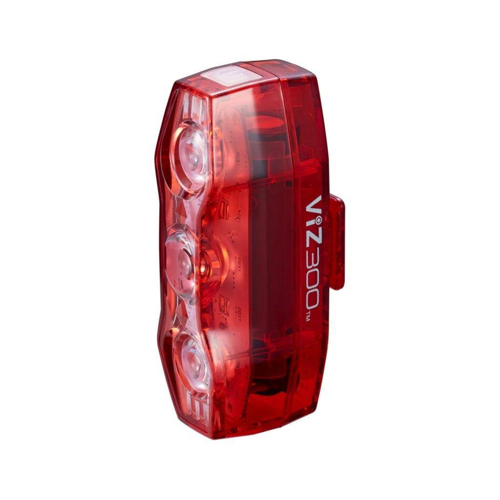 Achterlicht Cateye Viz300 Tl-Ld810-R Led Usb Oplaadbaar Accu Zwart - Le coq wielerartikelen