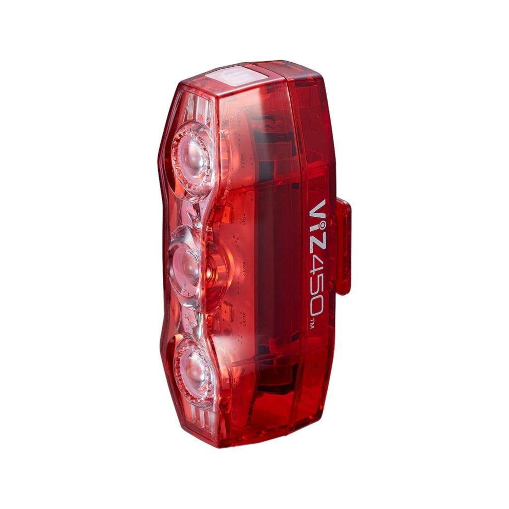 Achterlicht Cateye Viz450 Tl-Ld820-R Led Usb Oplaadbaar Accu Zwart - Le coq wielerartikelen