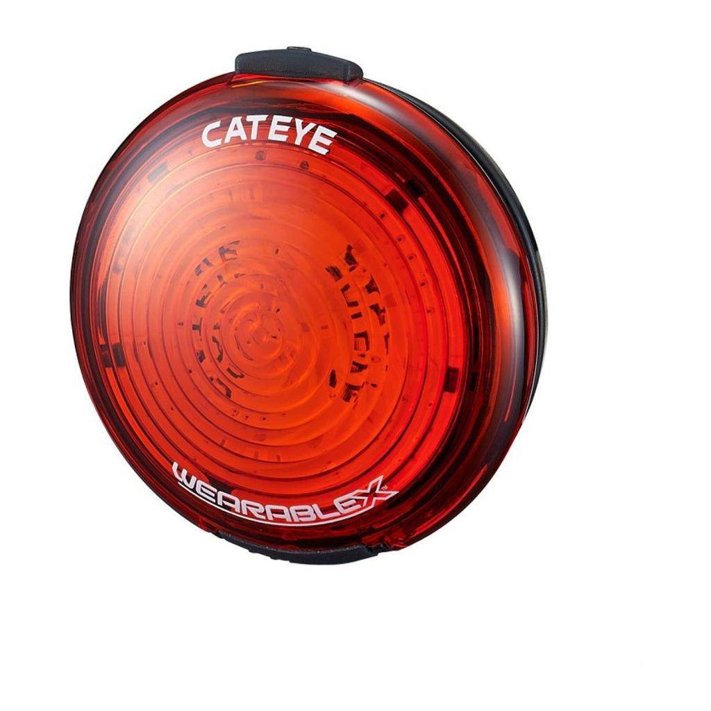 Achterlicht Cateye Wearable X Sl-Wa100 Led Usb Accu Oplaadbaar Zwart - Le coq wielerartikelen