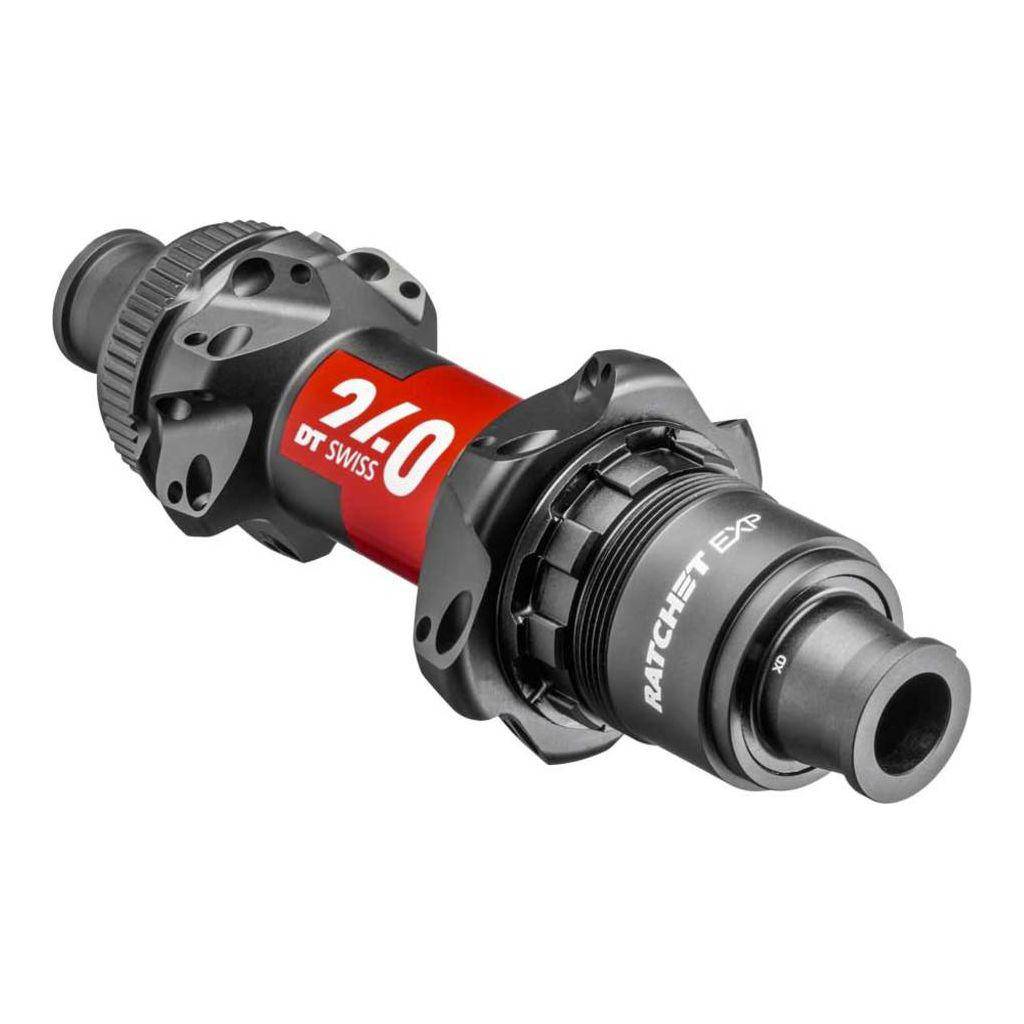 Achternaaf DT Swiss 240 Straightpull XDR 11/12V EXP Race Disc, aluminium, zwart, 142/12mm, 24G, voor racefiets