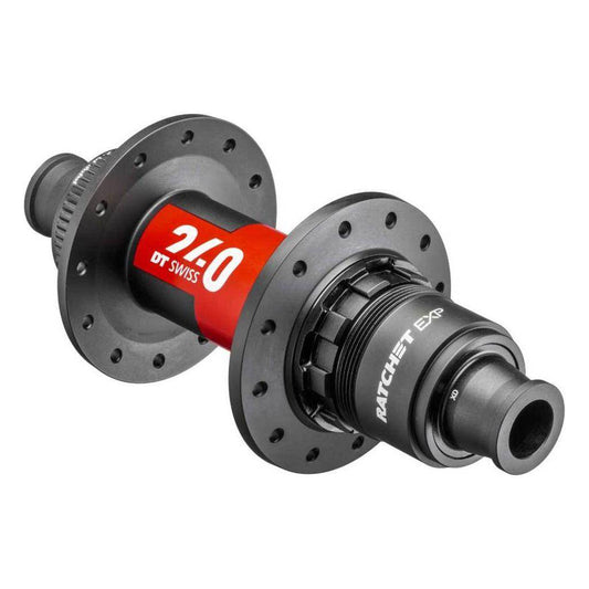 Achternaaf DT Swiss 240 XDR 11/12V EXP Race Disc CL Aluminium 24G 142/12mm Zwart - Le coq wielerartikelen