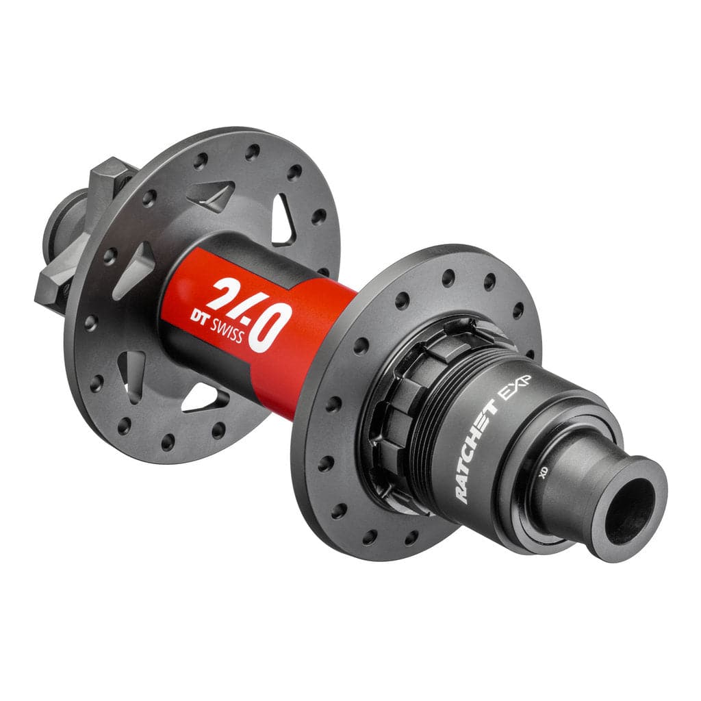 Achternaaf van DT Swiss 240 XD 11/12V EXP ATB Boost disc, aluminium, zwart, 28G, 148/12mm, voor mountainbikes