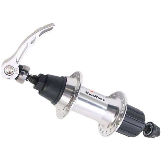 Achternaaf Sunrace Hbm53 8/9 Speed 36 Gaats Met Snelspanner - Zilver - Le coq wielerartikelen