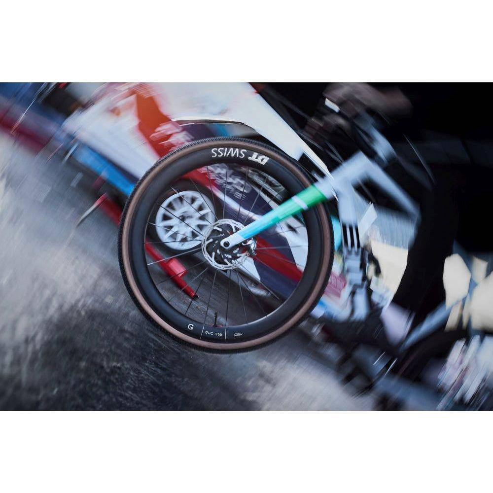 Achterwiel 28" DT Swiss GRC1100 Dicut 50 DB SH 10/11V Disc CL Carbon Zwart - Le coq wielerartikelen