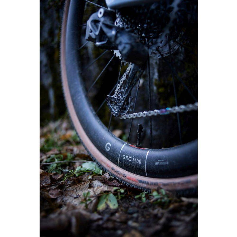 Achterwiel 28" DT Swiss GRC1100 Dicut 50 DB SH 10/11V Disc CL Carbon Zwart - Le coq wielerartikelen
