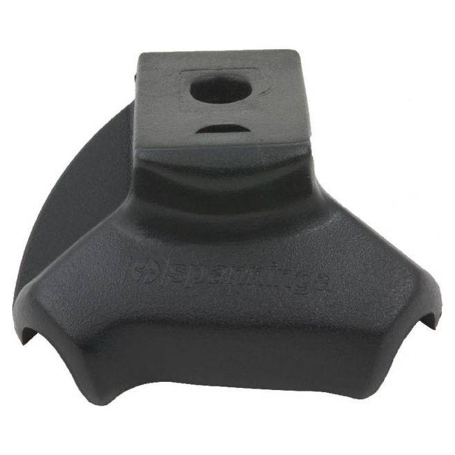 Afdekkap voor Spanninga Easystand zijstandaard, 30 mm, toebehoren voor fietsonderdelen, zwart plastic beschermkap.