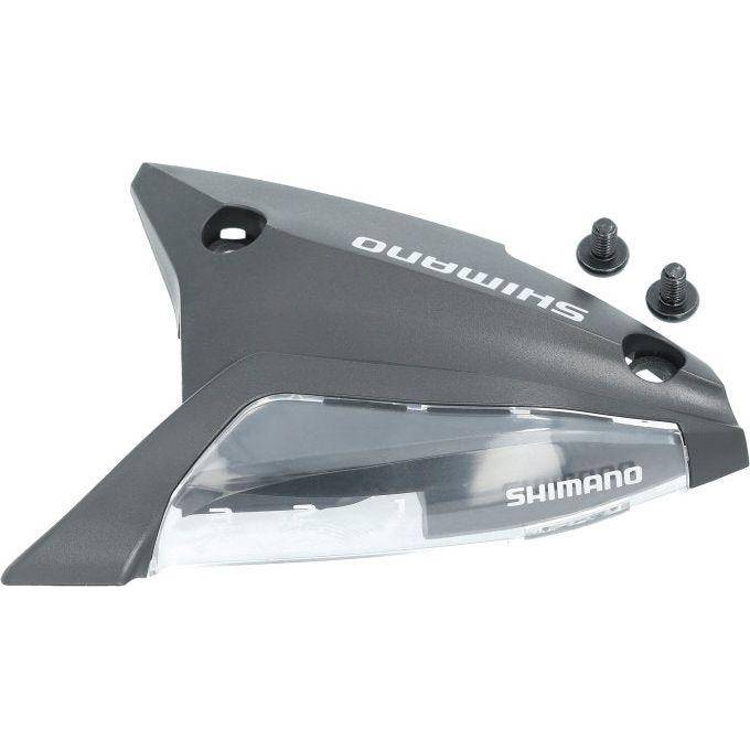 Shimano St-Ef500-L4A verstelleronderdelen met 4 vingervormige afdekkapjes en bijbehorende boutjes, geschikt voor fietsverstelling