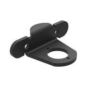 Zwart Polisport Guppy Mini+ Ahead Adapter voor fietsstoeltje, bevestigingsset voor veilige montage, zichtbaar op de fiets.
