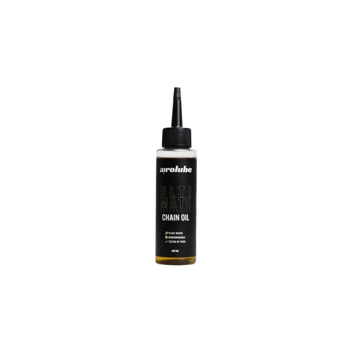 Airolube Ultimate Kettingolie 100 ml, biologisch afbreekbare smeermiddel voor fietskettingen, geschikt voor verschillende weersomstandigheden