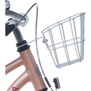 Alpina Mand fietsmand in ocean blauw en wit, geschikt voor 16/18 inch fietsen, gemaakt door Alpina.