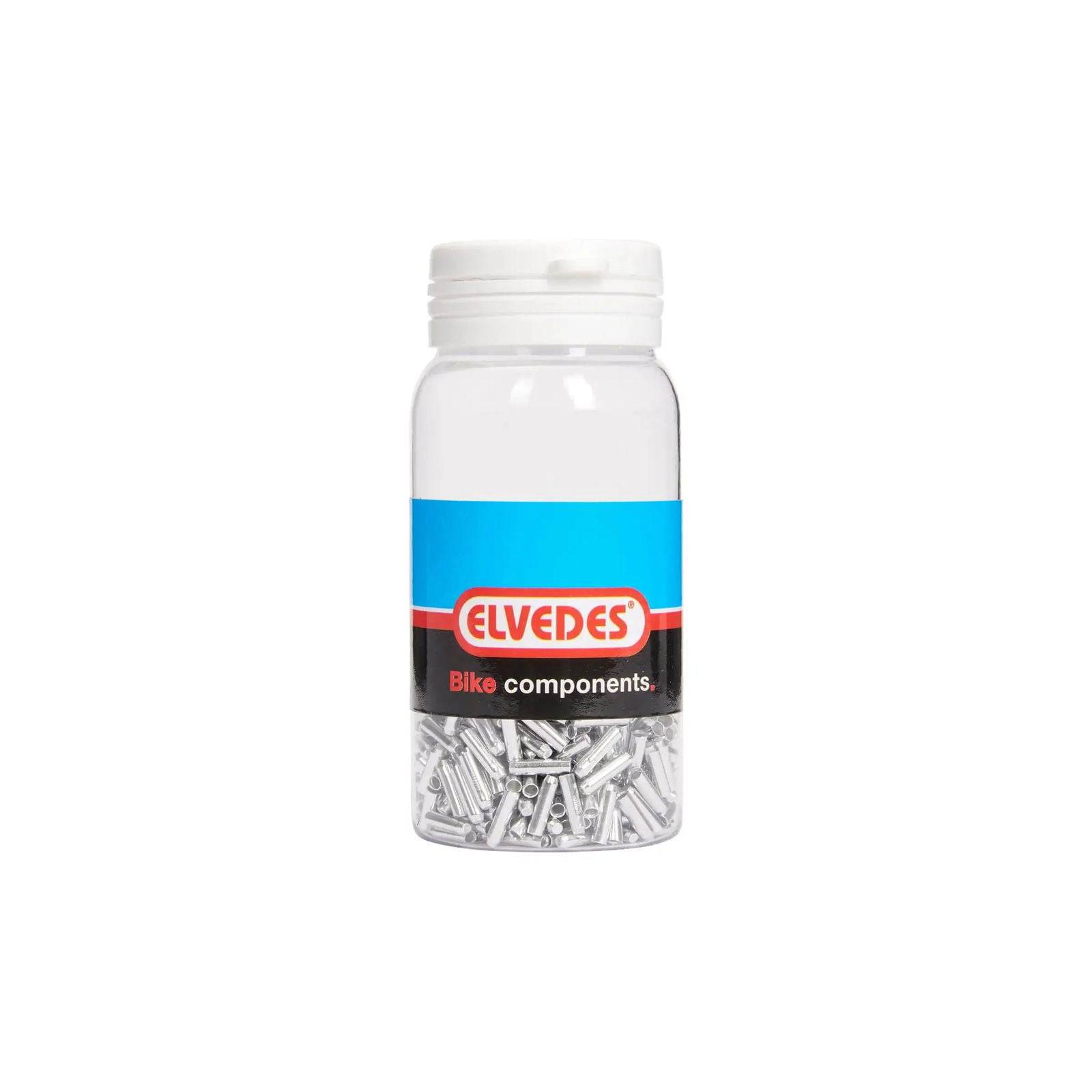 Anti-Rafel Nippel Elvedes Ø1.6 Mm Aluminium - Zilver (500 Stuks) - Le coq wielerartikelen