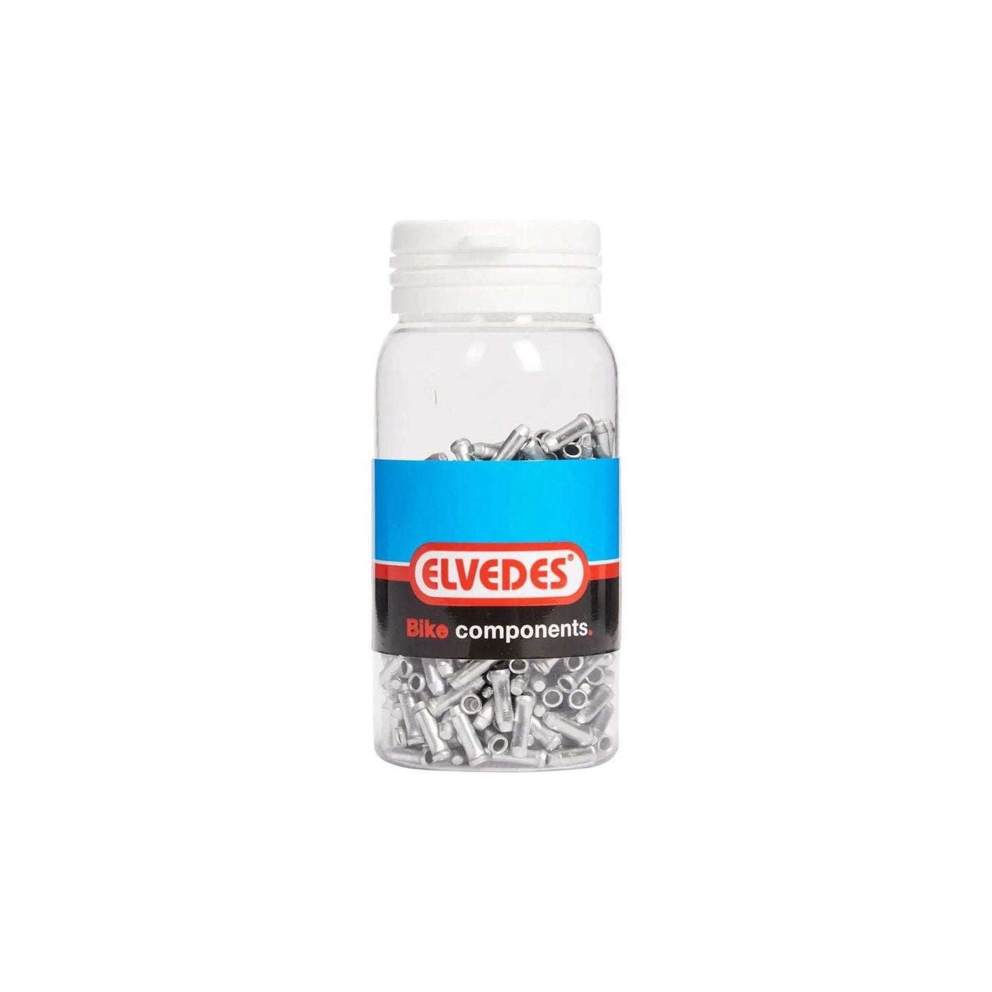 Anti-Rafel Nippel Elvedes Ø2.3Mm Aluminium - Zilver (500 Stuks) - Le coq wielerartikelen