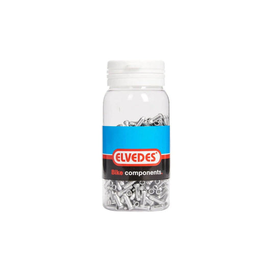 Anti-Rafel Nippel Elvedes Ø2.3Mm Aluminium - Zilver (500 Stuks) - Le coq wielerartikelen