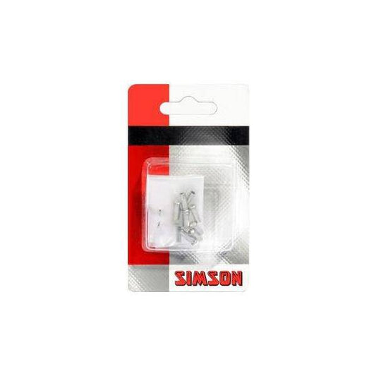 Anti-Rafel Nippel Simson Aluminium - 10 Stuks - Le coq wielerartikelen