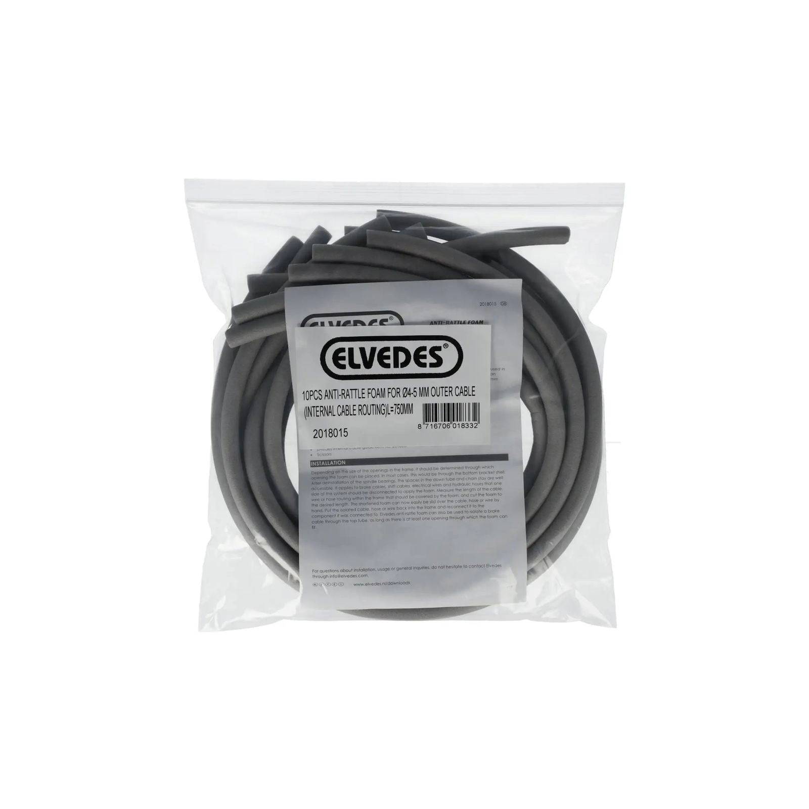 Anti-Rammelslang Elvedes Foam 75 Cm X Ø11,0/6,0 Mm (10 Stuks) - Le coq wielerartikelen