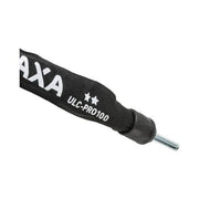 Axa ULC Pro insteekketting van 100 cm, geschikt voor fietsen, ligt op een witte achtergrond.
