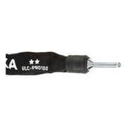 Axa ULC Pro insteekketting van 100 cm, fietsslot met ketting, geschikt voor beveiliging van fietsen, in een stevige verpakking.