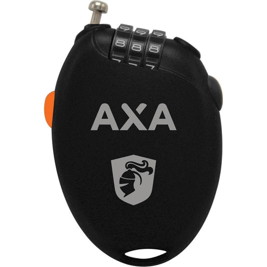 Axa Kabelslot Roll Met Oprolbare Staalkabel 75 Cm X 1.6 Mm - Le coq wielerartikelen