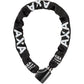 Axa Kettingslot Absolute 9-90 Met Polyester Hoes - Zwart - Le coq wielerartikelen