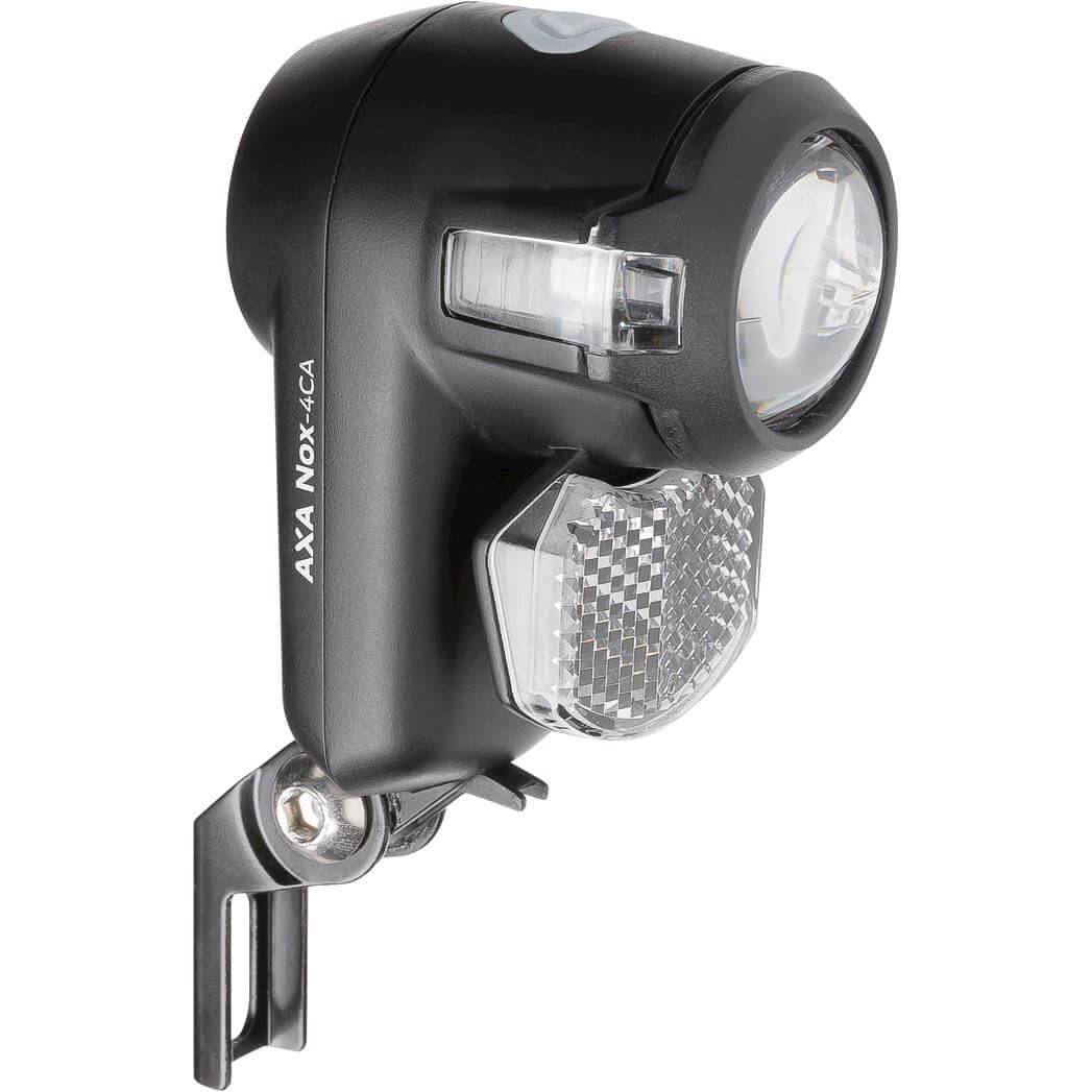 Axa Koplamp Nox City Auto Off Batterij 4 Lux Zwart - Le coq wielerartikelen