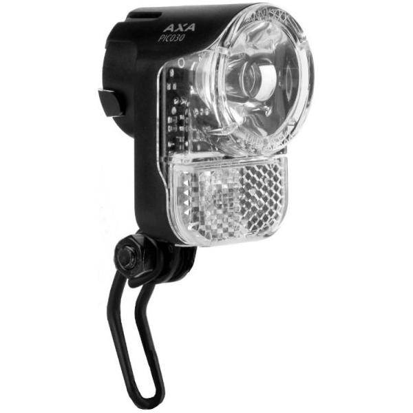 Axa Koplamp Pico Switch Aan/Uit Dynamo 30 Lux Zwart - Le coq wielerartikelen