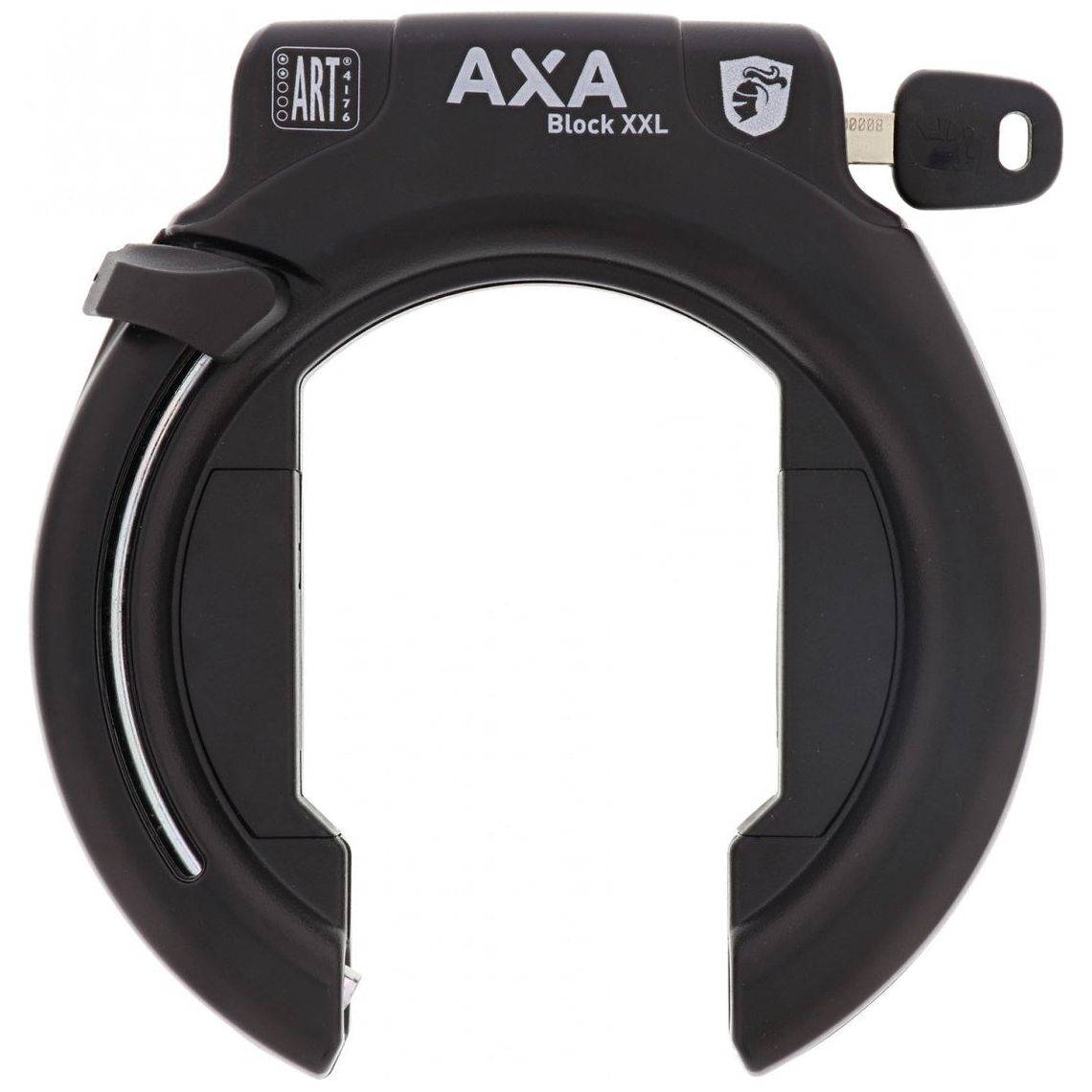 Axa Ringslot Block Xxl - Zwart (Op Kaart) - Le coq wielerartikelen