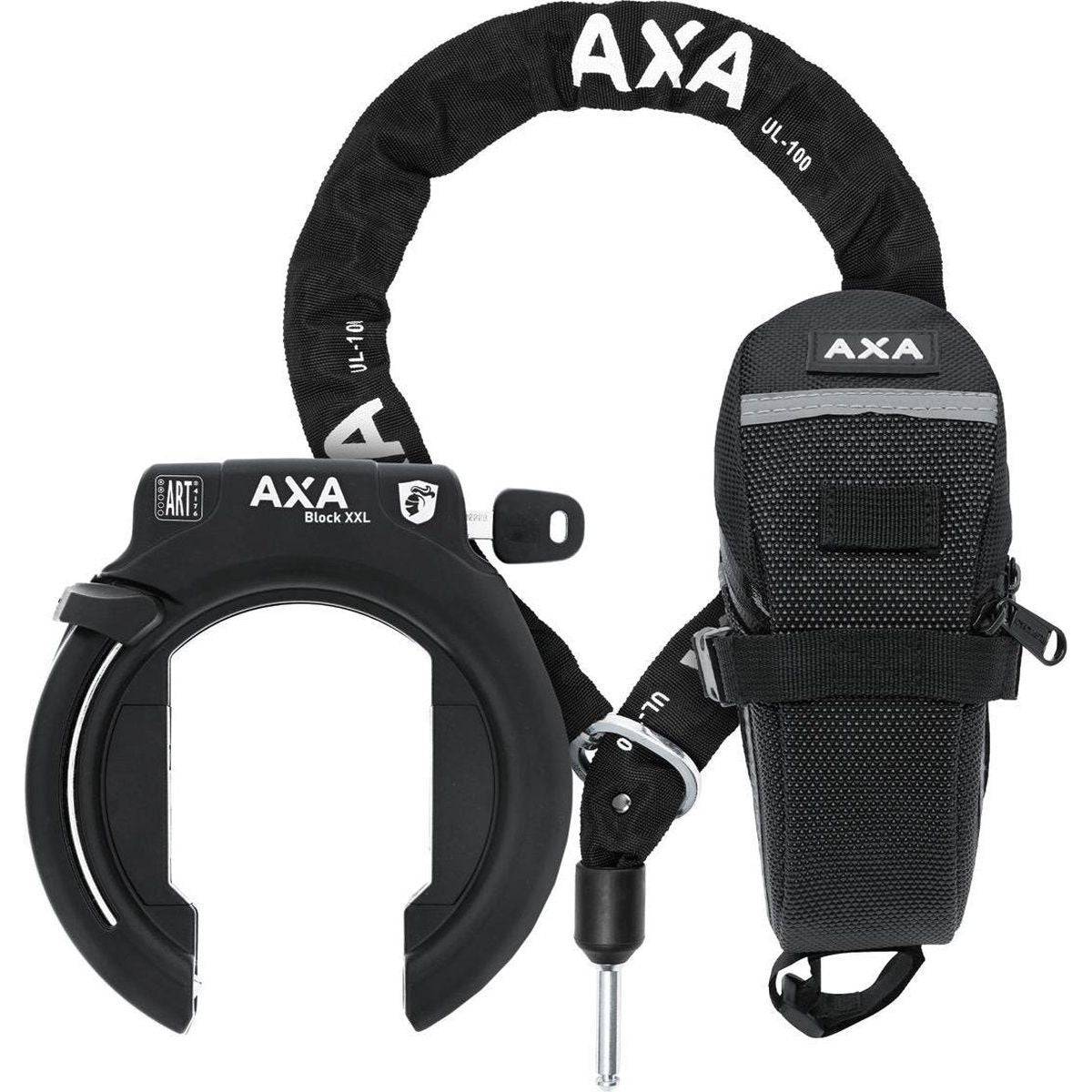 Axa Ringslot Block Xxl Met Ulc100 Insteekketting - Le coq wielerartikelen