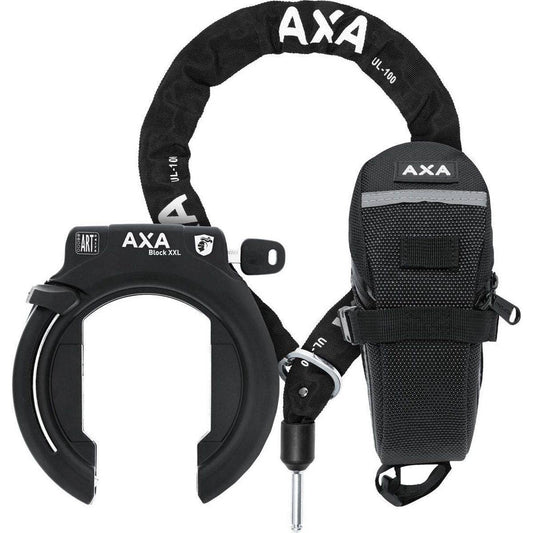 Axa Ringslot Block Xxl Met Ulc100 Insteekketting - Le coq wielerartikelen