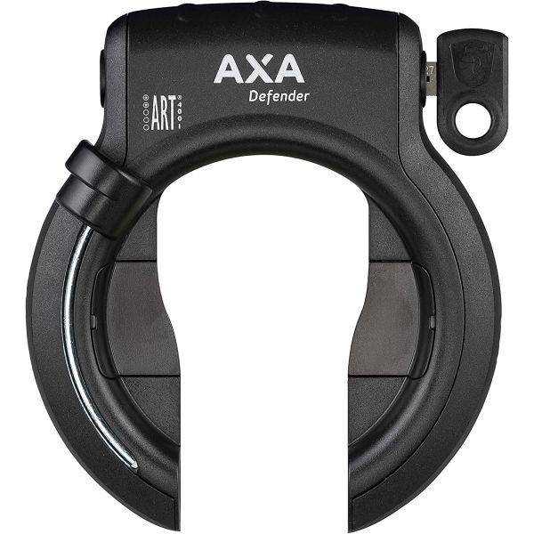 Axa Ringslot Defender - Glanzend Zwart (Werkplaatsverpakking) - Le coq wielerartikelen