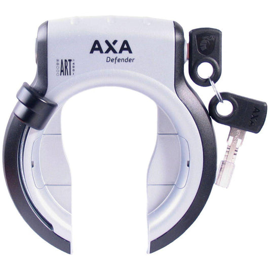 Axa Ringslot Defender - Grijs / Mat Zwart (Werkplaatsverpakking) - Le coq wielerartikelen