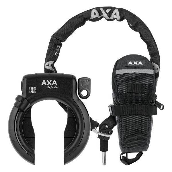 Axa Ringslot Defender Met Rlc 100 Insteekketting - Le coq wielerartikelen