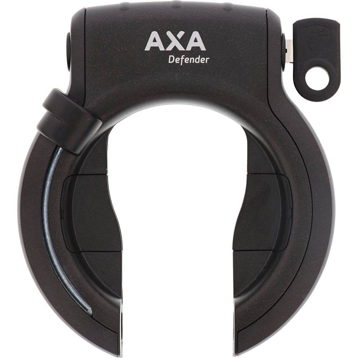Axa Ringslot Defender Met Uitneembare Sleutel - Glanzend Zwart - Le coq wielerartikelen