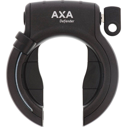 Axa Ringslot Defender Met Uitneembare Sleutel - Glanzend Zwart - Le coq wielerartikelen