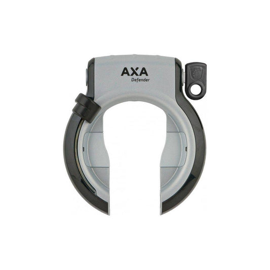 Axa Ringslot Defender Met Uitneembare Sleutel - Grijs / Mat Zwart - Le coq wielerartikelen