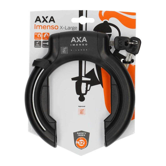 Axa Ringslot Imenso X Large - Zwart - Le coq wielerartikelen