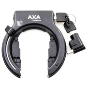 Axa Ringslot Solid Plus en Accuslot Bafang voor extra fietsbeveiliging, stevig en betrouwbaar slot op de fiets gelegd