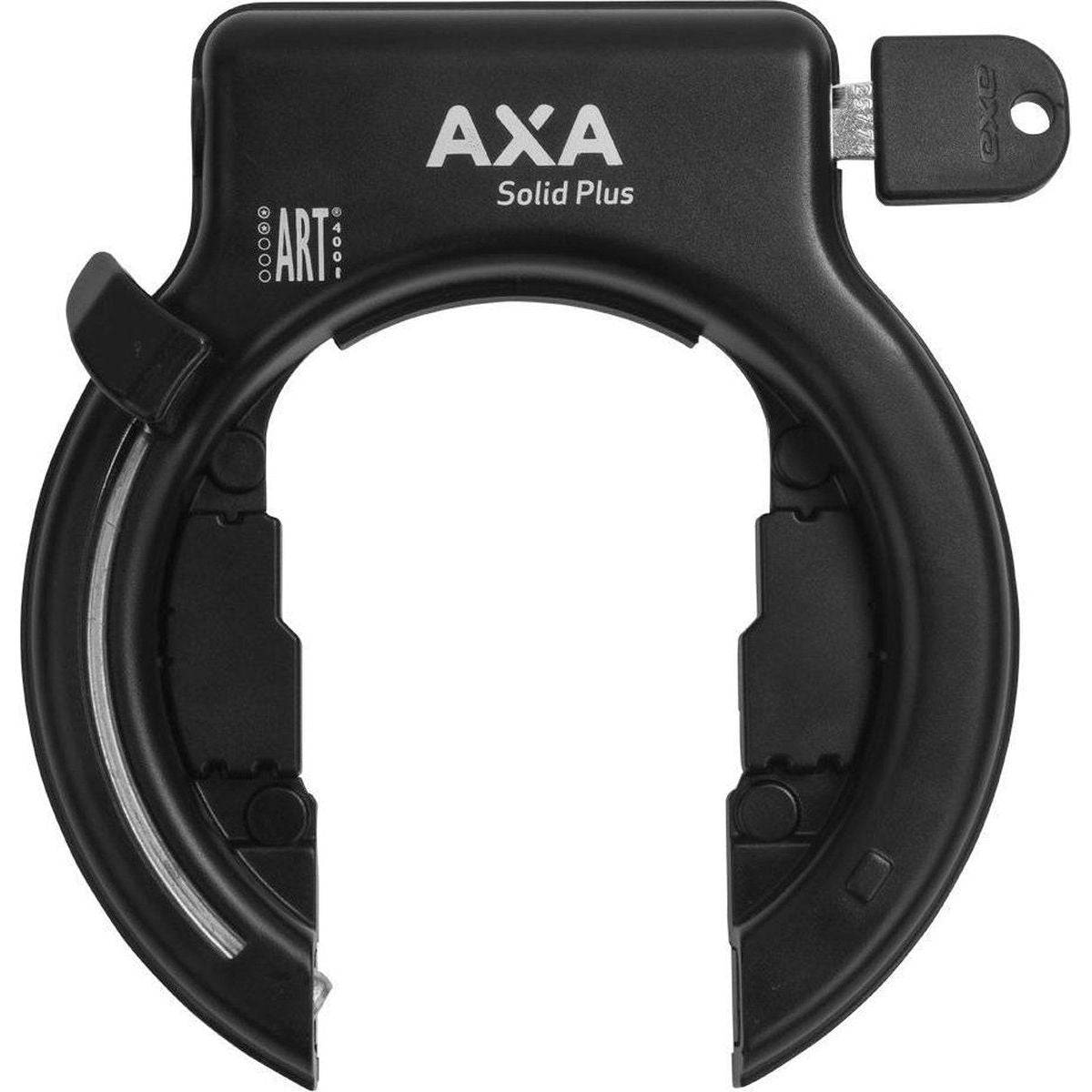 Axa Ringslot Solid Plus Art2 - Zwart (Op Kaart)+C425 - Le coq wielerartikelen