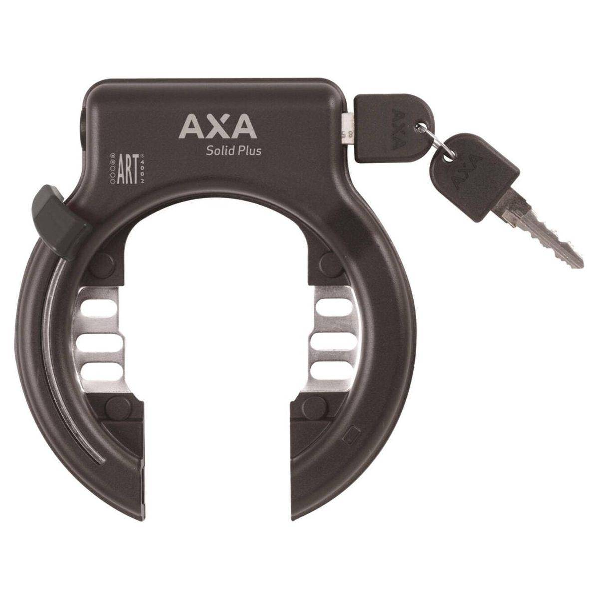 Axa Ringslot Solid Plus Art2 - Zwart (Op Kaart)+C425 - Le coq wielerartikelen