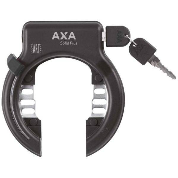 Axa Ringslot Solid Plus Art2 Met Insteekkabel Newton Pl150 - Zwart - Le coq wielerartikelen