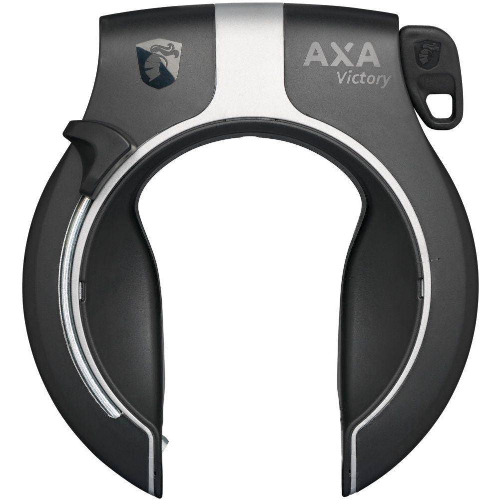 Axa Ringslot Victory - Glanzend Zwart/Grijs (Werkplaatsverpakking) - Le coq wielerartikelen