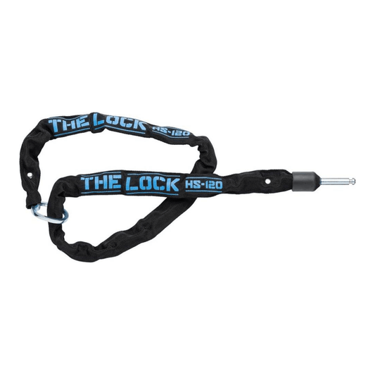 Axa Trelock Insteeklock Kettingslot - Art1 - 120 Cm - Zwart/ Blauw - Le coq wielerartikelen