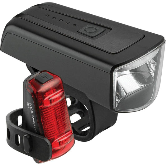 Axa Verlichtingsset Dwn 100 Usb 100 Lux - Le coq wielerartikelen