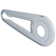 Axa VS kettingscherm 26/28 inch in donker smoke polycarbonaat, beschermt ketting en derailleur, geschikt voor fietsen met 42-48T.