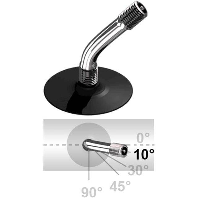 Impac binnenband 6 inch, 6 x 1 1/4 inch, met 45 gram ventiel voor fiets of kinderwagen, zichtbaar in de afbeelding