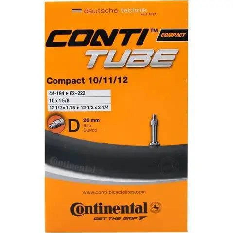 Continental Binnenband 12.5" Compact 12.5x21/4-175 DV 26.5mm - Le Coq Wielerartikelen