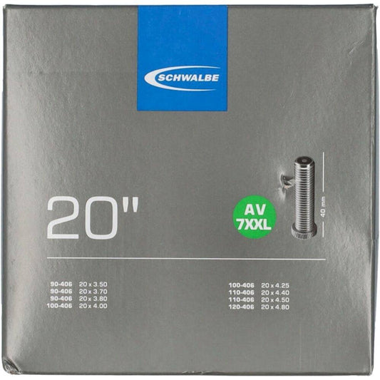 Schwalbe Binnenband Av7Xxl Fatbike 20 X 3.50 - 4.80 Av 40Mm - Le Coq Wielerartikelen