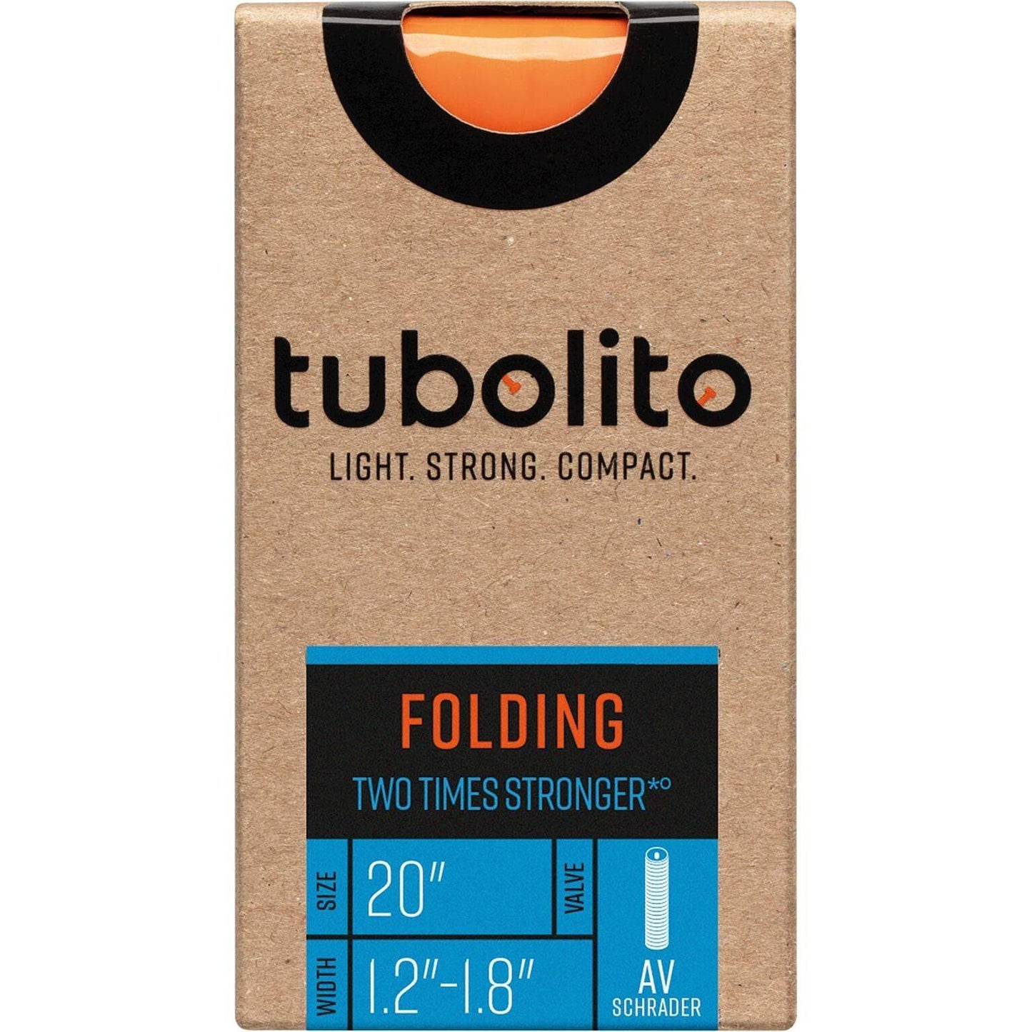 Tubolito Binnenband Folding 20 X 1.2 - 1.8 Av 40Mm - Le Coq Wielerartikelen