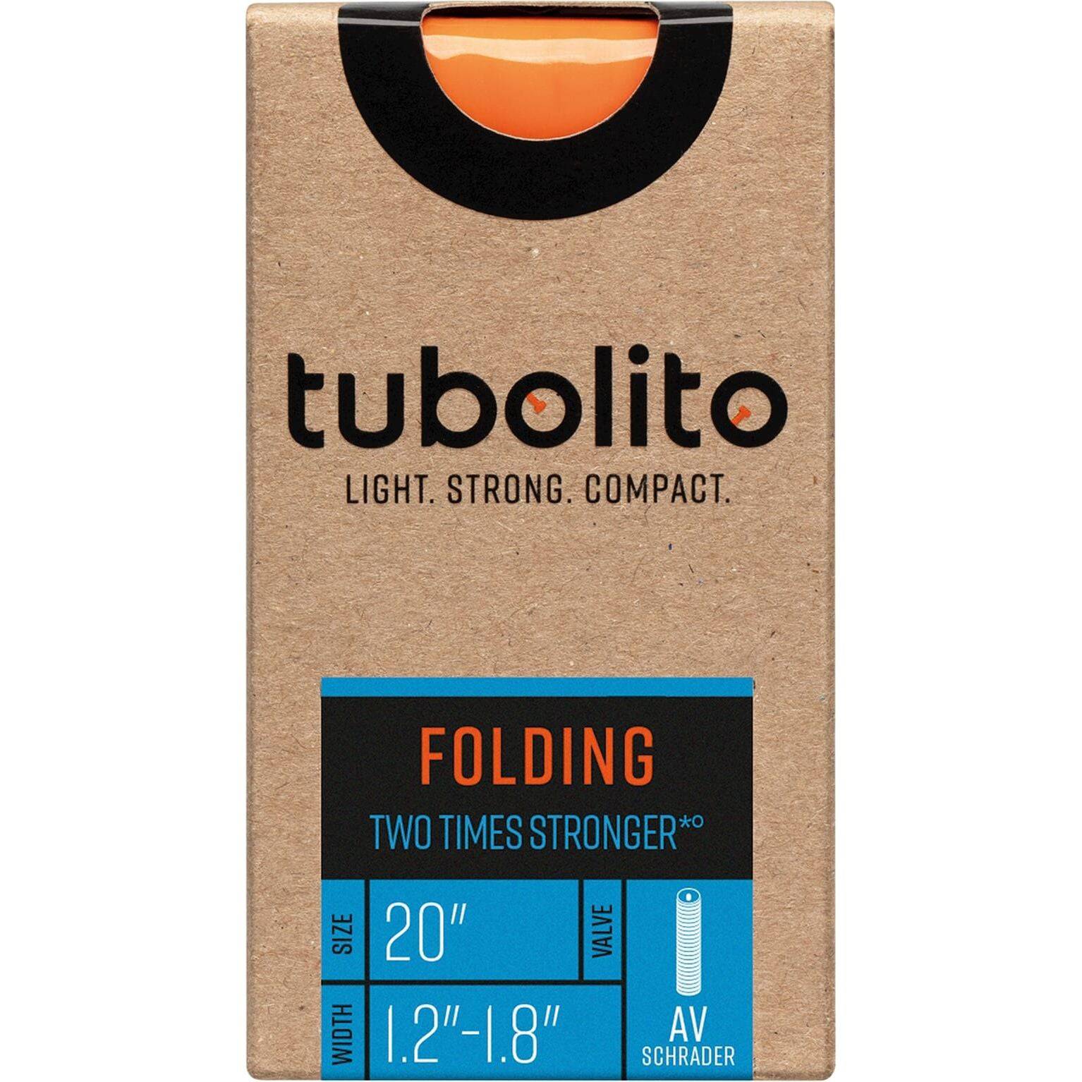 Tubolito Binnenband Folding 20 X 1.2 - 1.8 Av 40Mm - Le Coq Wielerartikelen